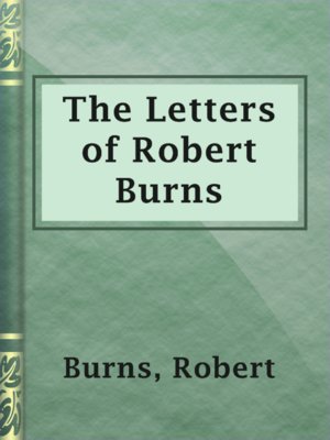 cover image of The Letters of Robert Burns